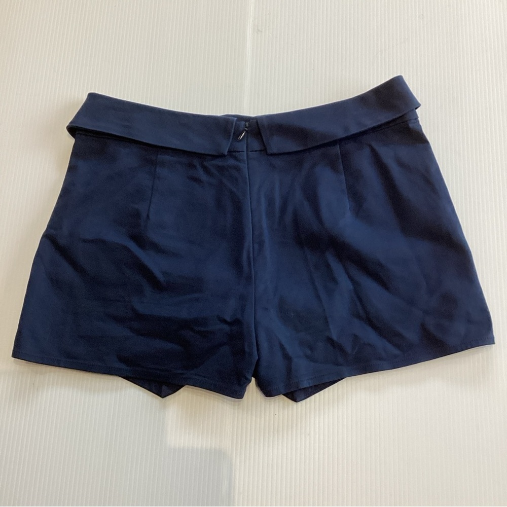 TALULA aritzia Women Berklee Lined Wool Blend Blue Skort Skirt Size 2